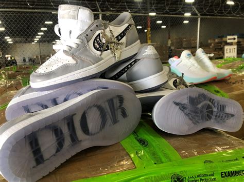 fausse jordan dior|$4.3M in Fake Shoes Including Counterfeit Dior x Air Jordan 1s .